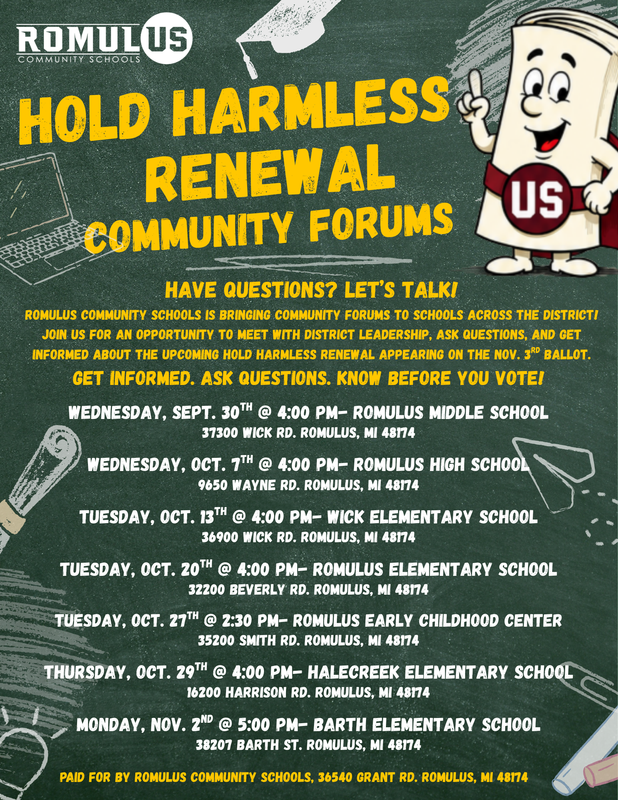 Hold Harmless Forum Flyer