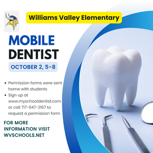 Mobile Dentist is coming to the elementary Oct. 2