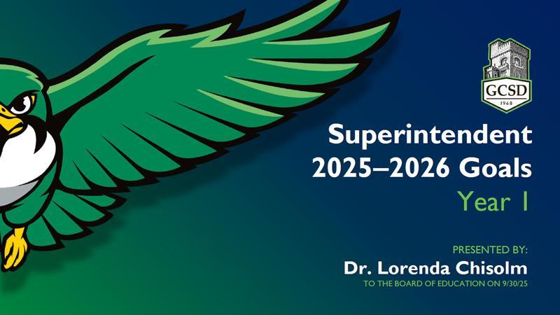 Superintendent Goals 2025-2026