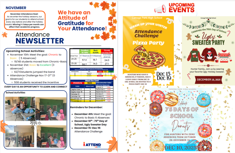 Attendance November Highlights Newsletter