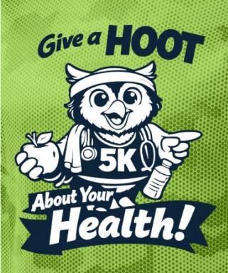 Give a Hoot About Your Health! 5K logo