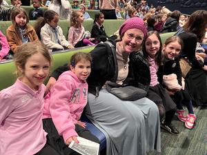 Students watch a performance at Center for Puppetry Arts