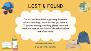 Lost and Found Items