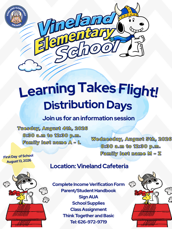 Vineland Distribution Days Featured Photo