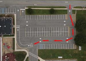 drop off - pick up map