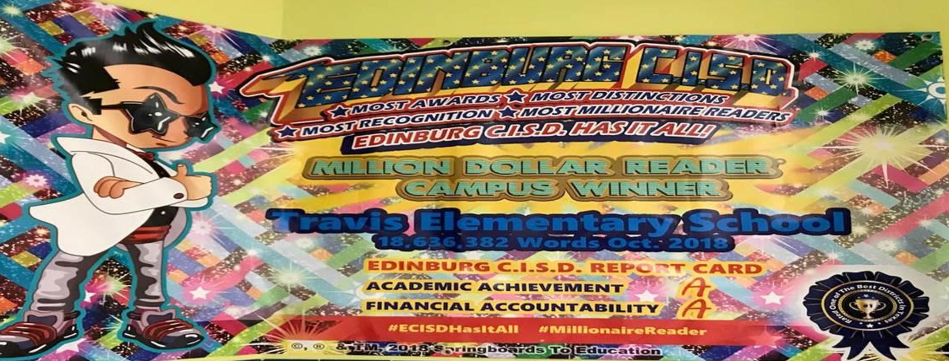 Million Dollar Reader Campus Winner
