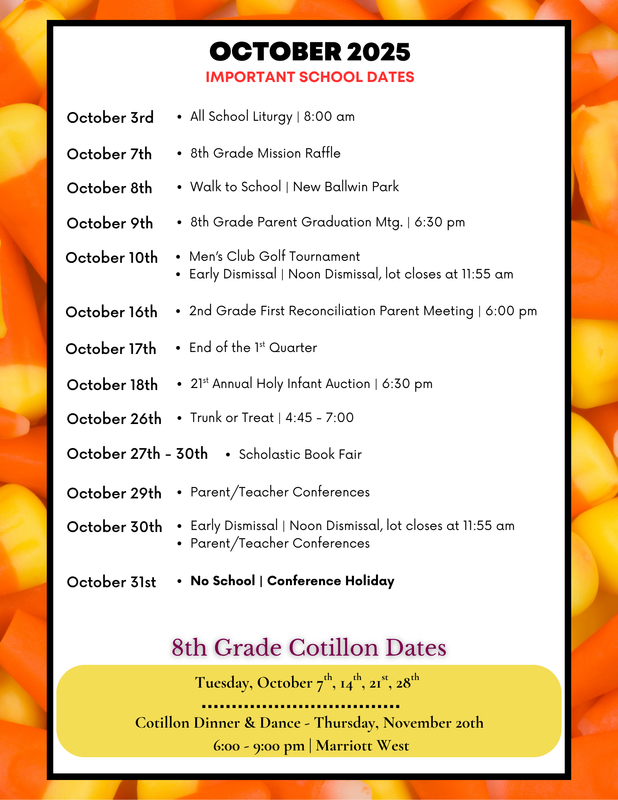 October Calendar