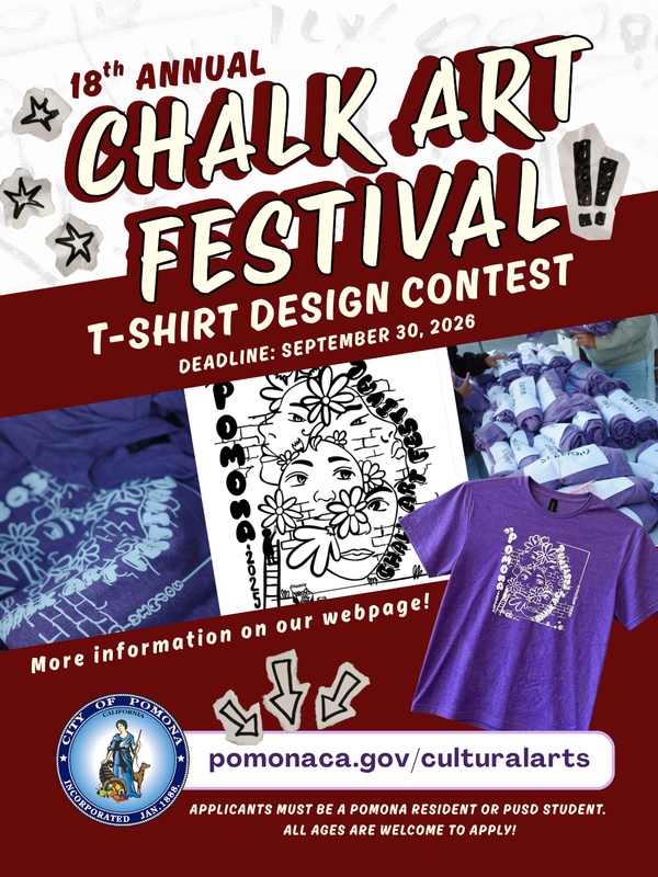 City of Pomona - T shirt Contest- image for post