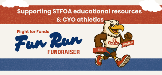Fun Run with Eagle in running shoes
