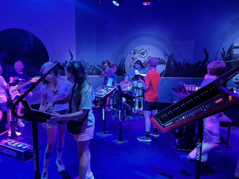 Southeast Middle School Quest Students During a field trip to the Grammy Museum in Mississippi