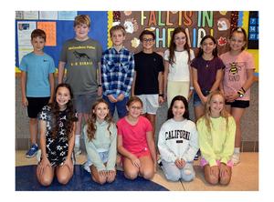 A group of 12 students