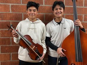 Two Local 8th Grade Musicians Selected for Prestigious SCSBOA Honor Middle School String Orchestra