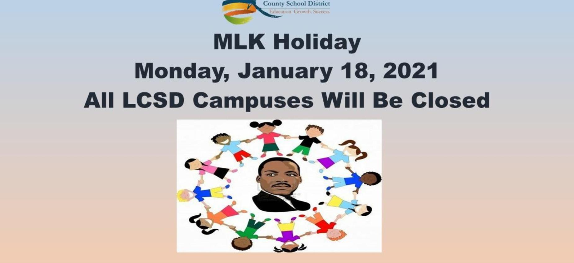 MLK Holiday Graphic