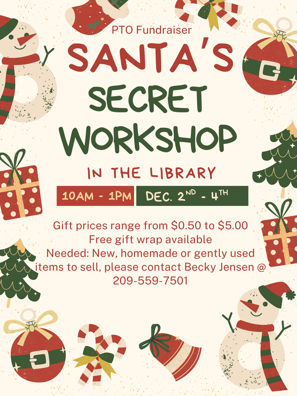 Santa's secret Workshop  flyer