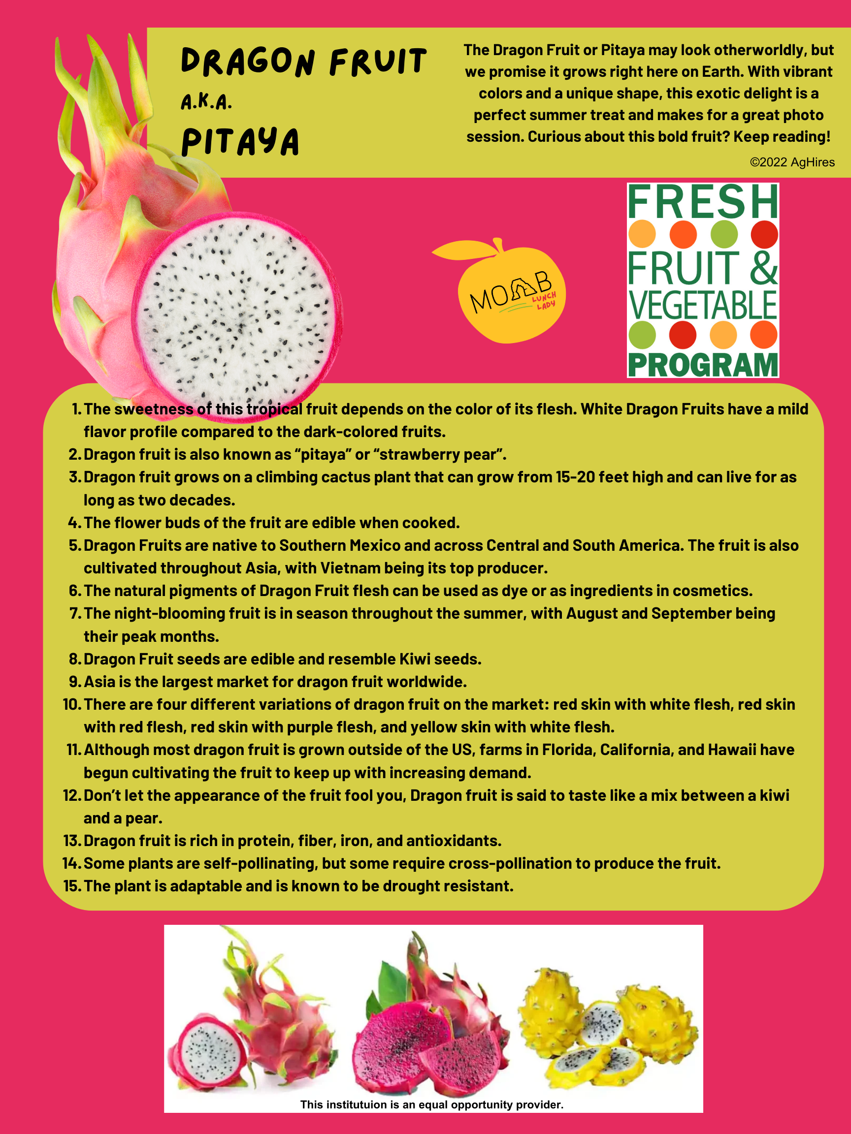 Fresh Fruit and Vegetable Program Child Nutrition Program Grand