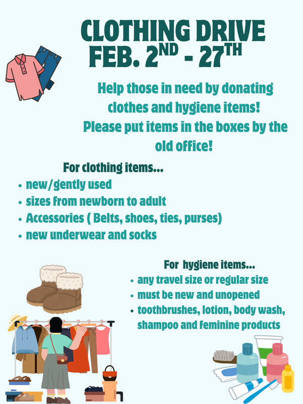 Clothing Drive Hosted by NJHS