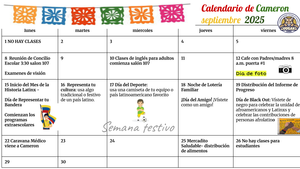 Calendario de Septiembre