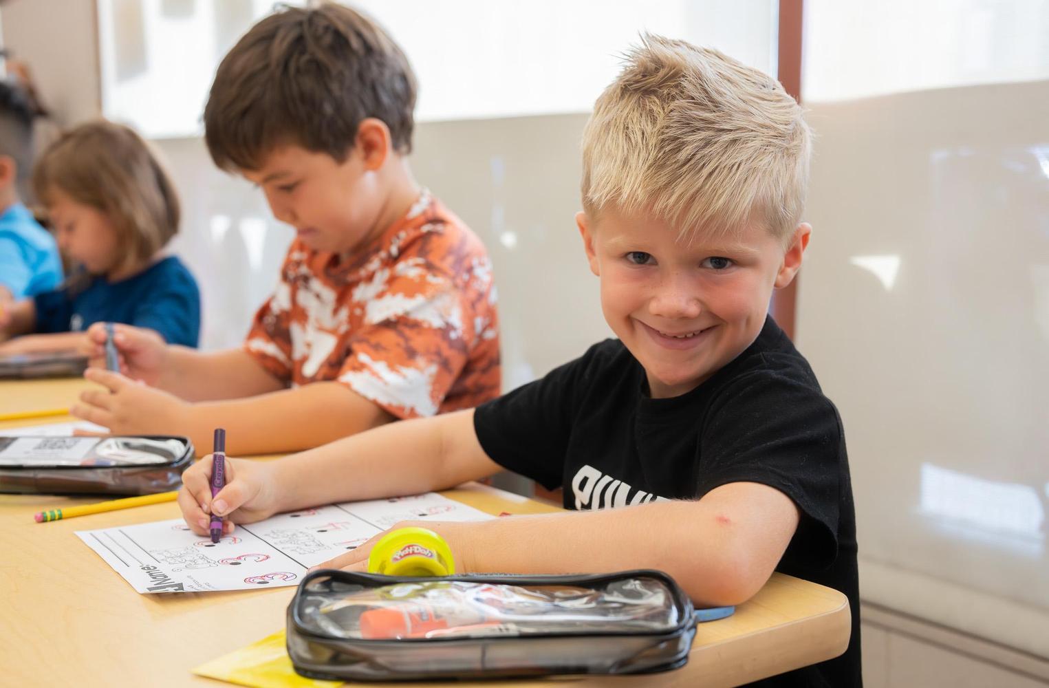 Lakeview ES Student in Classroom