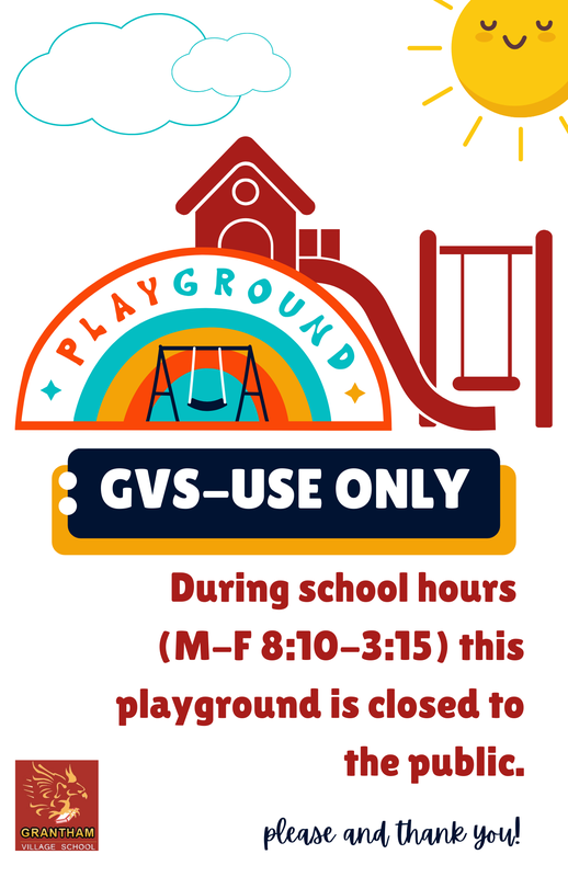 Playground during school hours is close to the public