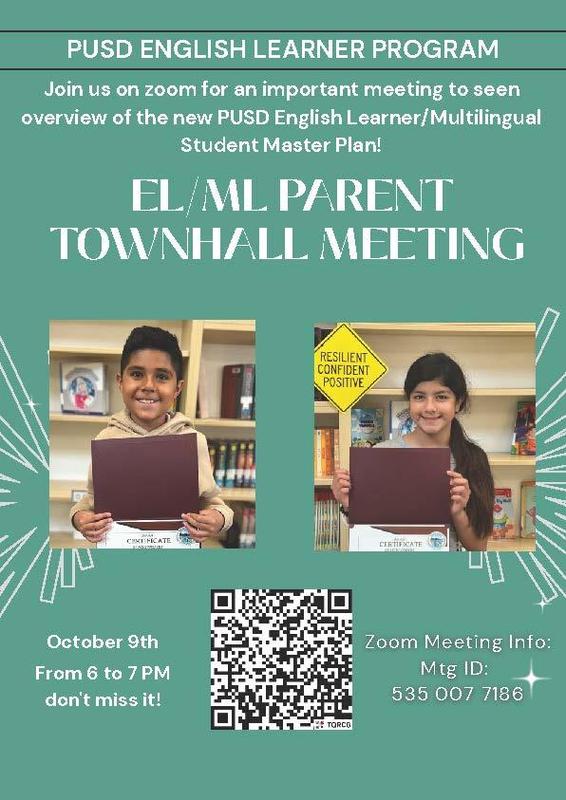 EL/ML Parent Townhall Meeting 10/9/25