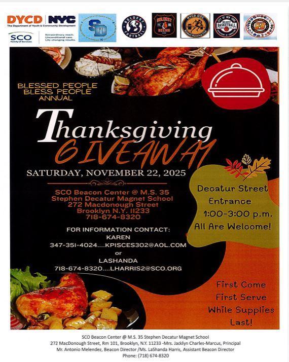 Thanksgiving giveaway