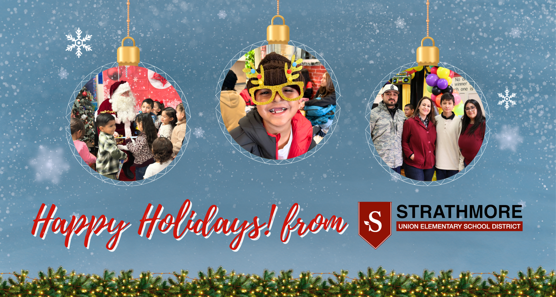 Happy Holidays! from SUESD