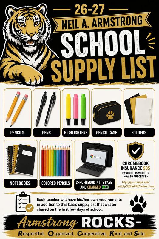 School Supply List