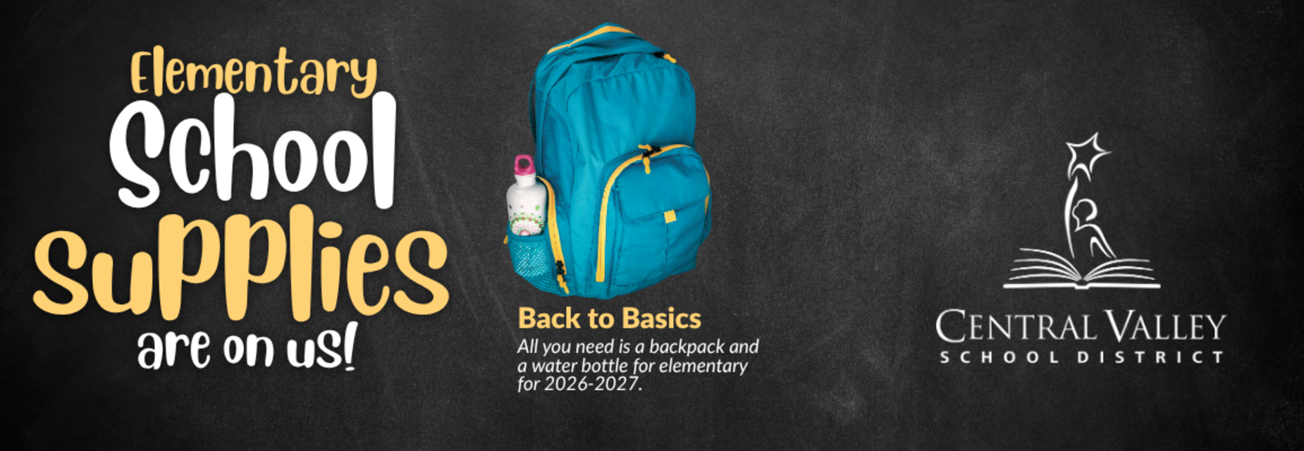Elementary School Supplies are on us!