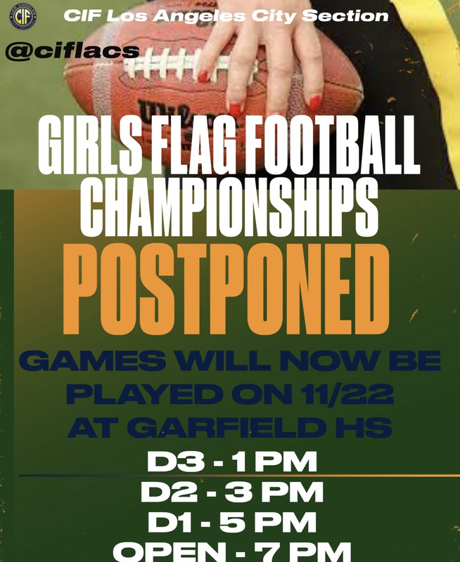 Flag Football game 11/22
