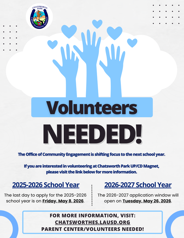 CPUPM Volunteer Window 26-27 SY Opens On Tuesday, May 27, 2026.