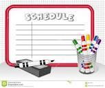 schedule clipart