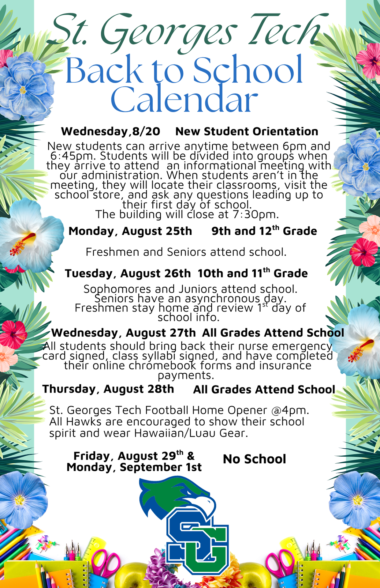 schedule