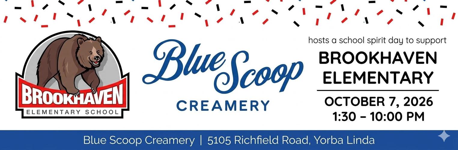 Blue Scoop Fundraiser Information