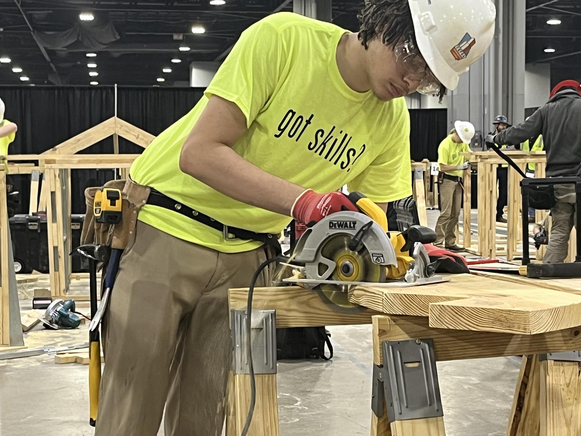 Former Student Competing at State Competition