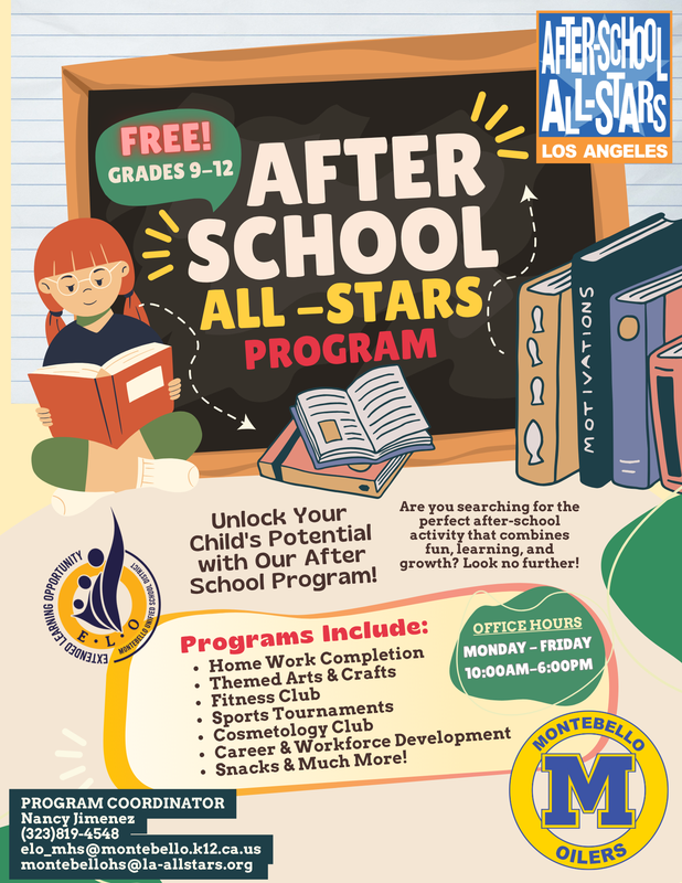 After School All Stars Program Flyer 2025-26