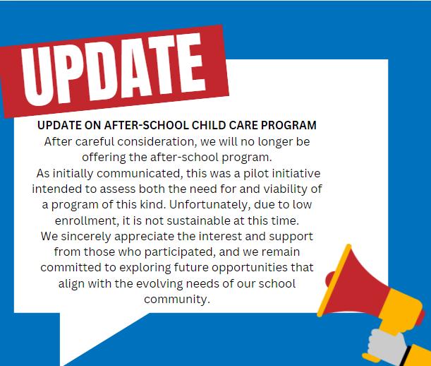 Discontinued Child Care Program Graphic
