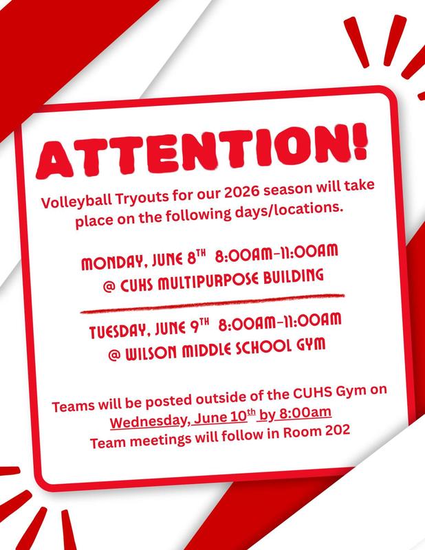 Volleyball Tryout Info