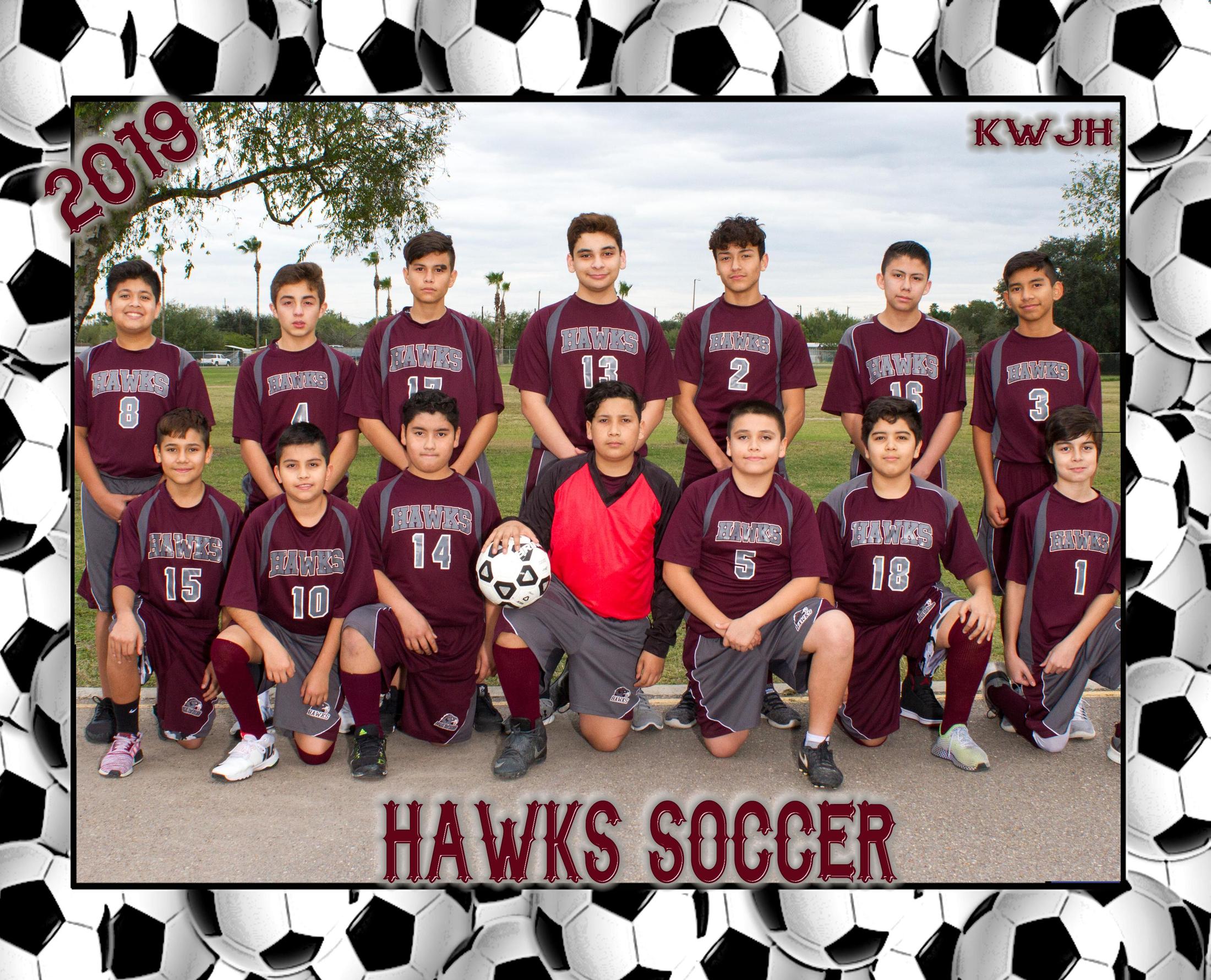 HAWKS SOCCER Athletics White Jr. High School