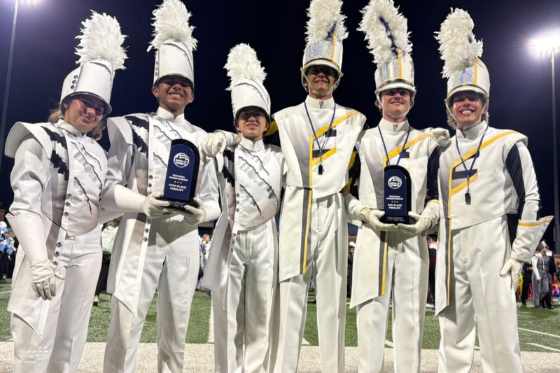 Drum Majors from Frenship High School and Memorial High School
