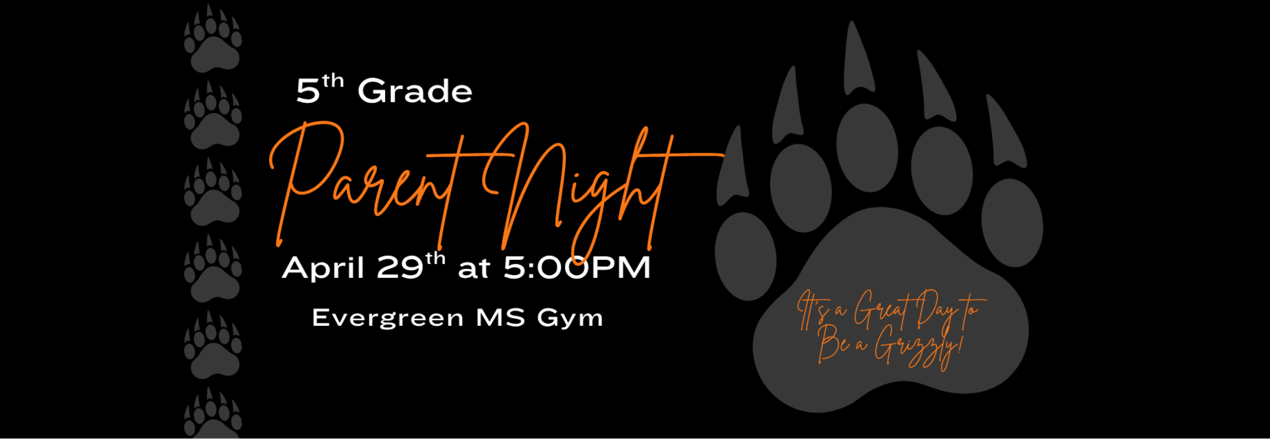 5th Grade Parent Night