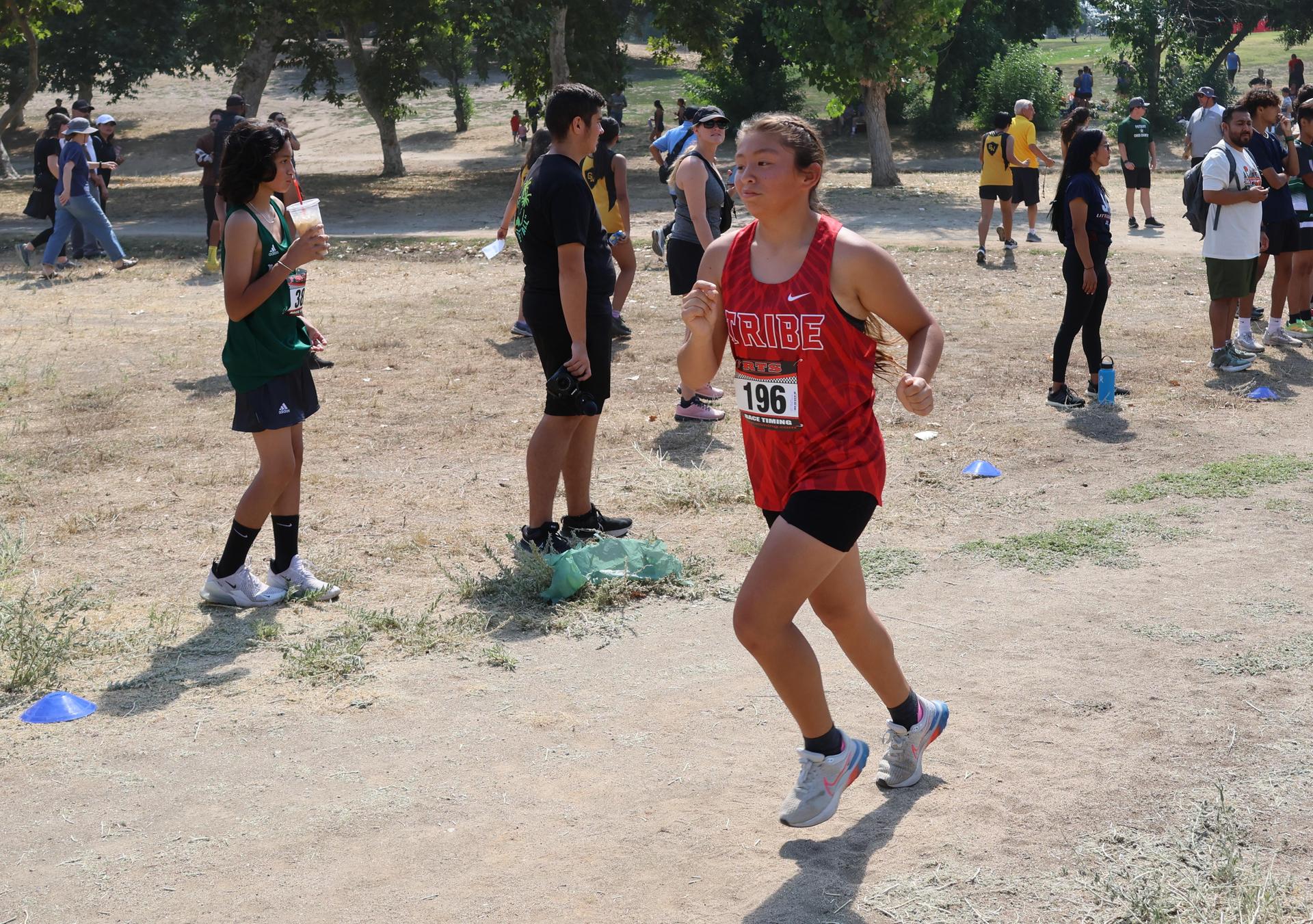 cross country runners in action at woodward park