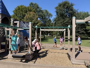 Students at the Park