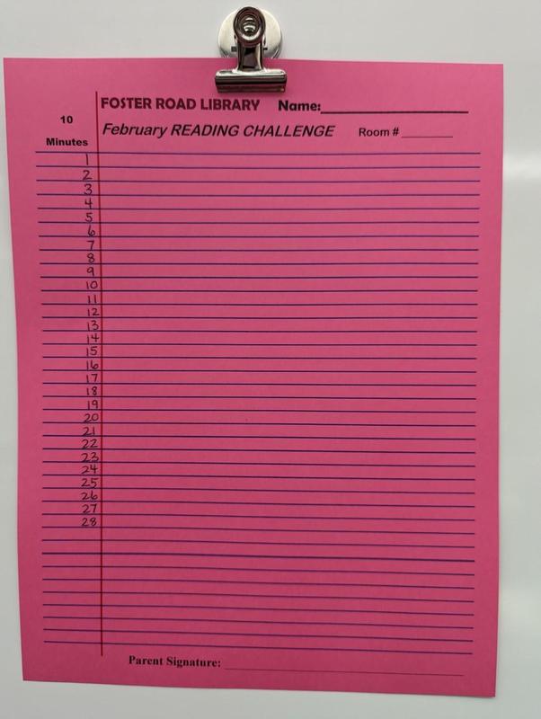 Foster Road Library: Reading Challenge! Featured Photo