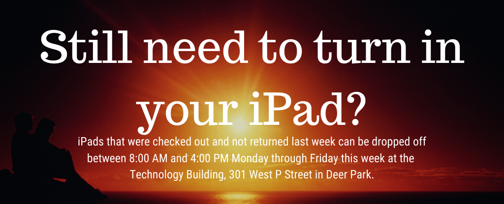 ipad turn in