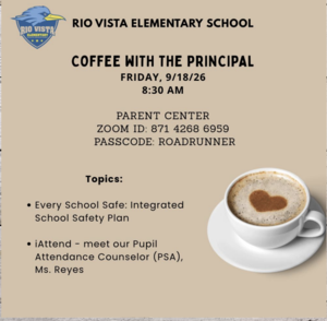 coffee with the principal