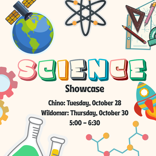 Science showcase flyer