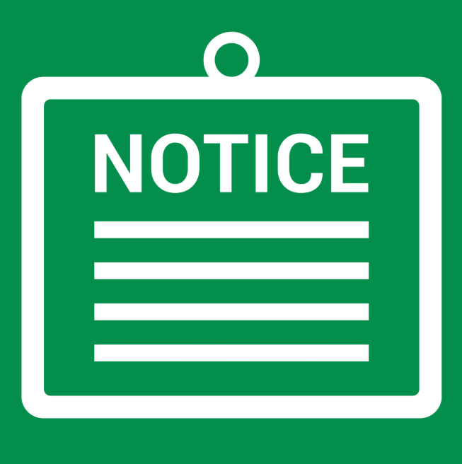 Notice