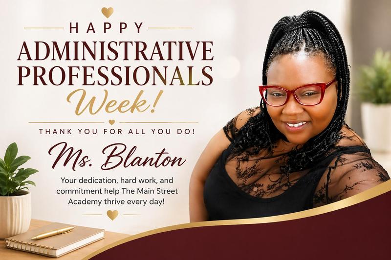 TMSA Celebrates Ms. Blanton During Administrative Professionals Week Featured Photo