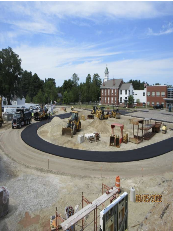 One Campus drive updates - bus loop added at CFS.