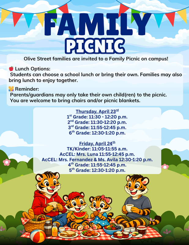 Eng: Family Picnic 4/23 & 4/24
